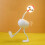 Sjov Kylling Natlampe LED Squishy Lampe Hvid 4