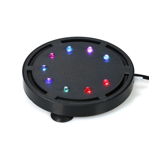 Akvarium LED-boblelys med luftsten 7 farver