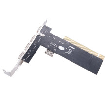 USB 2.0-uitbreidingskaart met 5 poorten, adapter voor desktopcomputers