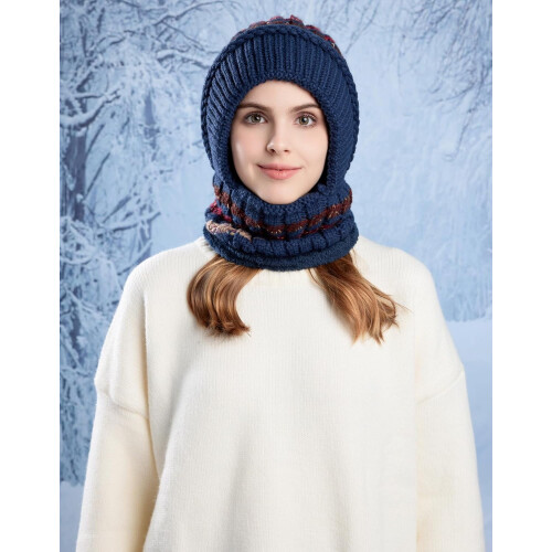 Wintermütze für Damen mit Fleecefutter 2