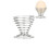 1PCS Stainless Steel Spring Wire Tray Egg Cups Holder Serving Cup Egg Tray for Egg (silver) 1