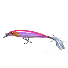 2PC 9cm 7g Quality Hard Fishing Lure Minnow Lure 3D Eyes Plastic Artificial Jig Wobblers Crankbait