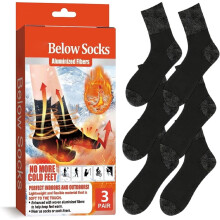 3 Pairs Thermal Winter Socks for Women & Men, Self-Heating, Thick Insulated Ski Boot Socks, Compatible with Cold Weather