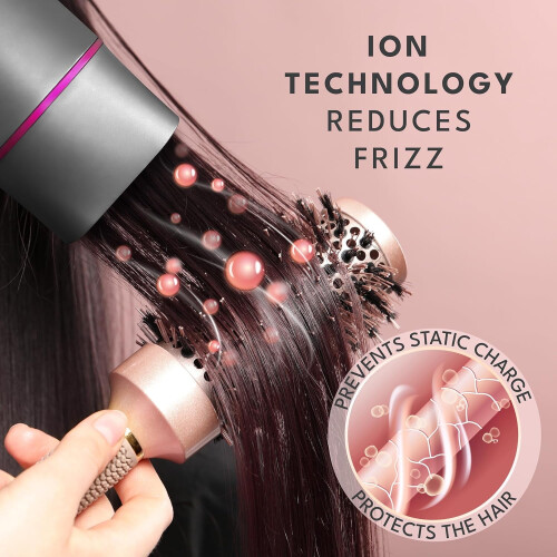 Ionic Hair Dryer, 1875W - Foldable, Portable, Compact, Mini, Travel, Diffuser, Curly Hair 1