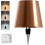 Lampe bouteille pour bars et restaurants, couleur champagne, 1 1