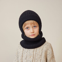 Kids Earflap Beanie and Scarf Set, Winter Warm Knit Hat and Neck Warmer Thick Ski Protector Ear Head Hat Scarf Set For Girls Boys