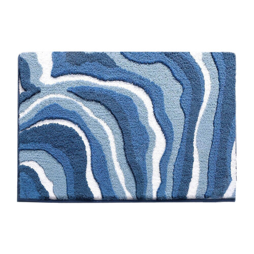 Mikrofiber baderomsteppe ekstra mykt absorberende 61,6 x 35,7 cm 1