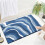 Mikrofiber baderomsteppe ekstra mykt absorberende 61,6 x 35,7 cm 5