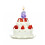 Sunxin Digital Candle6 – Κερί γενεθλίων με μωβ λουλούδια και γκλίτερ, συμβατό με κεριά 2