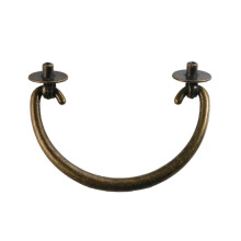 Poignée annulaire vintage, entraxe de 8,25 cm (3,26 pouces).