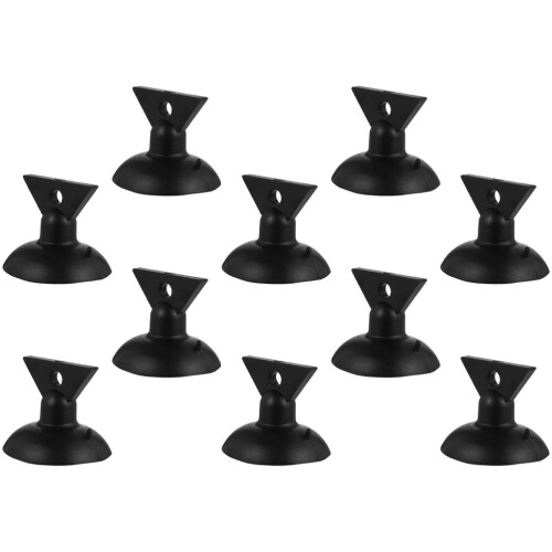 10pcs Black PVC Bulb Removal Suction Cup Operation Triangle Handle Tool 2