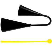 Cloche en métal noir pour festival de musique (1 pièce)