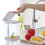 Bureau prullenbakhouder, afvalcontainer, prullenbakhouder, organizer, wit 7