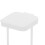 Bureau prullenbakhouder, afvalcontainer, prullenbakhouder, organizer, wit 8