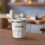Mug isotherme à double paroi en acier inoxydable blanc 4