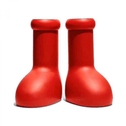 （EU27)Big Red Boots Creative Red Fashion Rain Boots 1