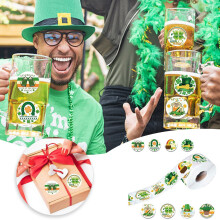 St. Patrick's Day Decorations Pattern Stickers St. Patrick's Day Stickers Self Stickers Green Flag Hat Stickers St. Patrick's Day Decorating Supplies