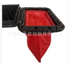 Marine Square Deck Hatch Storage Bag - Hatch Cover for Inflatable Boats, Kayaks, Canoes, Fishing Gear Organizer