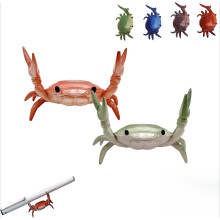 Cute Crab-Shaped Pen Holder – Funny Weightlifting Crab Desk Organizer for Office, Parties, Shop Windows – Compatible with Standard Pens