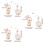 2pcs Set Diaper Holder with Detachable Leash Breathable Fabric Fun Diaper Leash Set 3