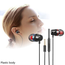 Wired Earbuds with Mic, Noise-Blocking & Volume Control, Lightweight In-Ear Headphones Compatible with Laptops, Tablets, MP5 & Interface Devices
