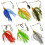 Esche da pesca spinnerbait per spigola, trota e salmone (6 pezzi) 1