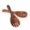 Acacia Salad Spoons Salad Fork Flatware Natural Rustic Look for Cooking 1Set 1