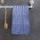 Serviette de bain en microfibre bleue 61 x 119 cm 4