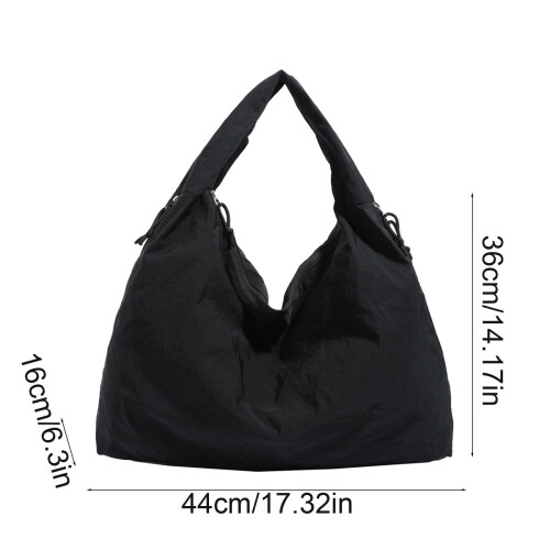 Τσάντα Tote Slouchy για γυναίκες – Μεγάλη, ελαφριά, πτυσσόμενη τσάντα ώμου από νάιλον 2