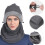 Γυναικεία μάσκα προσώπου Fleece Balaclava χειμερινής χρήσης, αντιανεμικό κάλυμμα 4