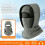 Μάσκα σκι Fleece Balaclava 4 σε 1 από γκρι φλις για άνδρες και γυναίκες, αντιανεμική θήκη 4