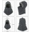Γυναικεία μάσκα προσώπου Fleece Balaclava χειμερινής χρήσης, αντιανεμικό κάλυμμα 5