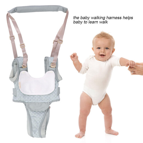 Baby Walking Harness Blue Polyester Adjustable Breathable 1