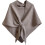 Effen gebreide pashmina sjaal voor dames (1 stuk) 1