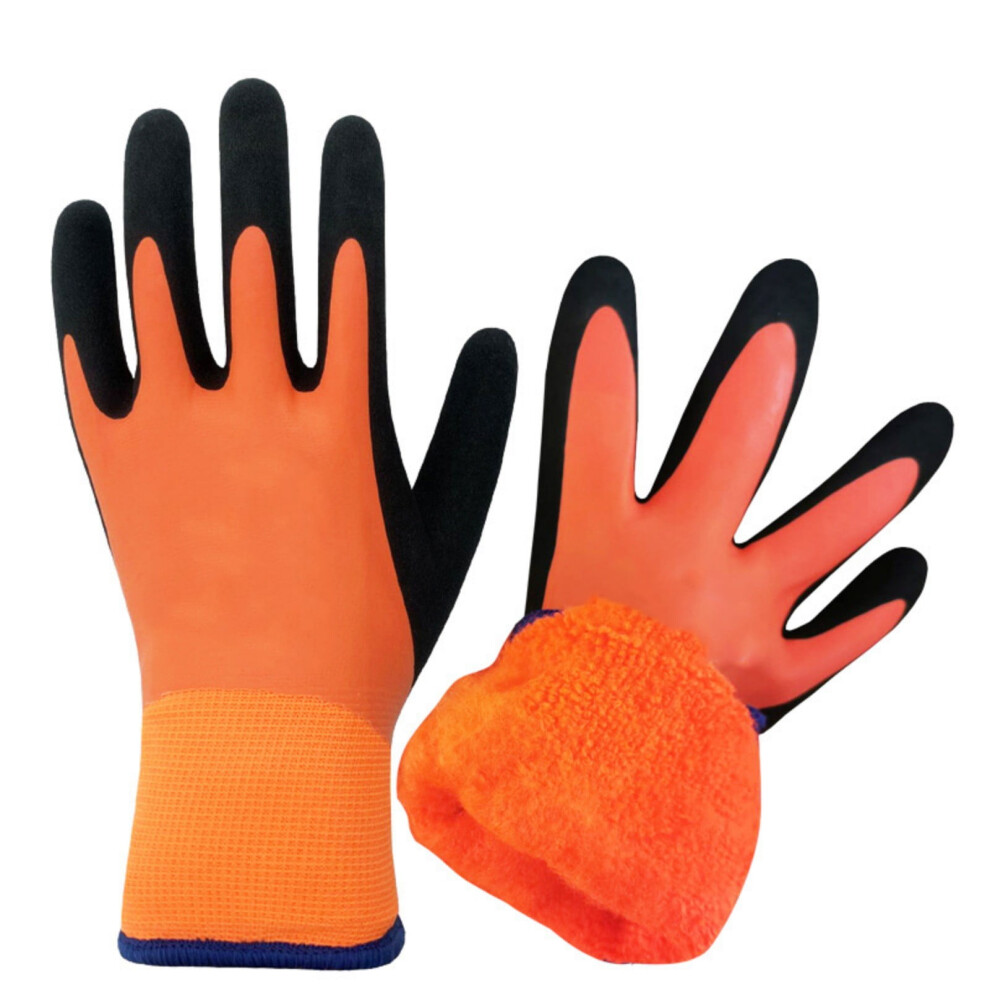 Double Latex Coated Anti Slip Grip Freezer Gloves For Men Women Waterproof Thermal Work Gloves For Cold Weather Winter 9083649295335