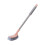 Scopino per WC con manico lungo e setole morbide rosa 1