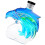 Decantador de vidro Seahawk com design da equipe (1 unidade) 1