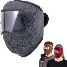 Winter Warm Fleece Windproof High-Definition Goggles for Women Men, Cold Weather Full Face Protection for Outdoor Sports