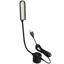 Lampe de bureau magnétique LED avec col de cygne flexible, lampe de travail alimentée par USB pour la couture, le bricolage, la lecture et les