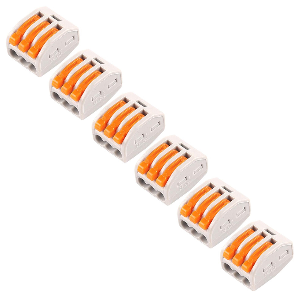 Conductor Compact Lever Connectors, Orange Wire Terminals For Circuit Splices, Diy Home Repair & Safe Connections Â C*10 9485826558064