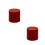 Pillarljus Rustikt Rött Droppfritt 2x2 tum 2-pack 1
