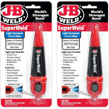 Light-Activated Superglue, Clear, 5g, 2-Pack