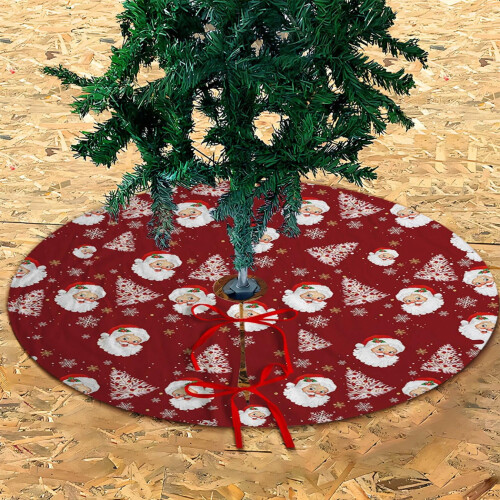 Weihnachtsbaumrock, gesteppt, Patchwork, Vintage, 122 cm (48 Zoll)