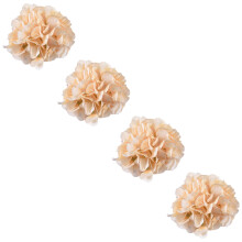 Embrasses de rideaux à fleurs artificielles (4 pièces)