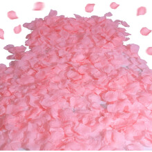NestE - 1500 pétales de roses roses en soie pour une soirée romantique - Décorations pour mariage, fête, demande en mariage, anniversaire