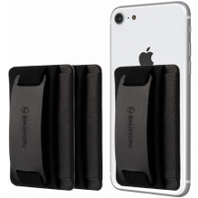 Support de téléphone et porte-cartes pour iPhone, noir, lot de 3