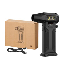 Rechargeable Cordless Air Duster with LED Light, Compatible with Keyboard & PC Cleaning, Replaces Compressed Air Cans