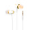Fones de ouvido intra-auriculares luminosos com fio, microfone e graves. 1