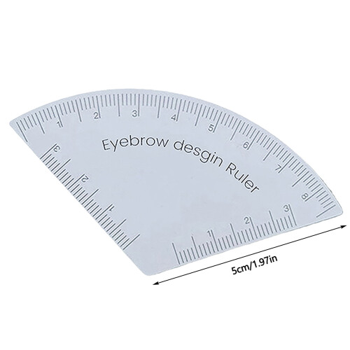 Fast Drawing Eyebrow Design Ruler, Instant Brow Shaper, Reusable Brow Shaping Stencil, Mapping Tool Template Kit 1