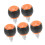 Universal Exercise Bike Spring Pull Pin Knob Black & Orange, 80x50mm 1